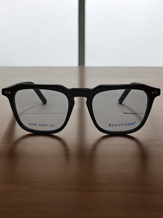 SALVADOR BLACK ACETATE FRAME 46498 C1