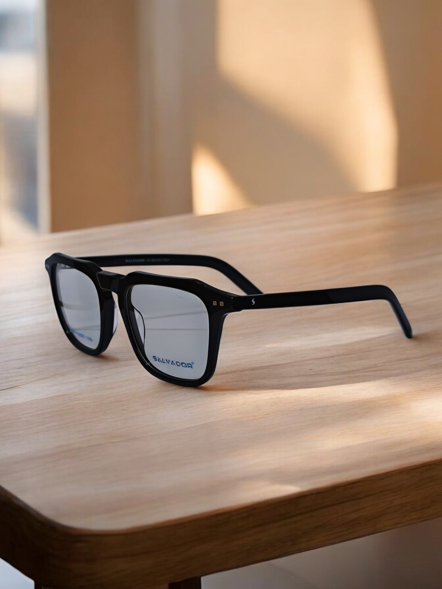 SALVADOR BLACK ACETATE FRAME 46498 C1