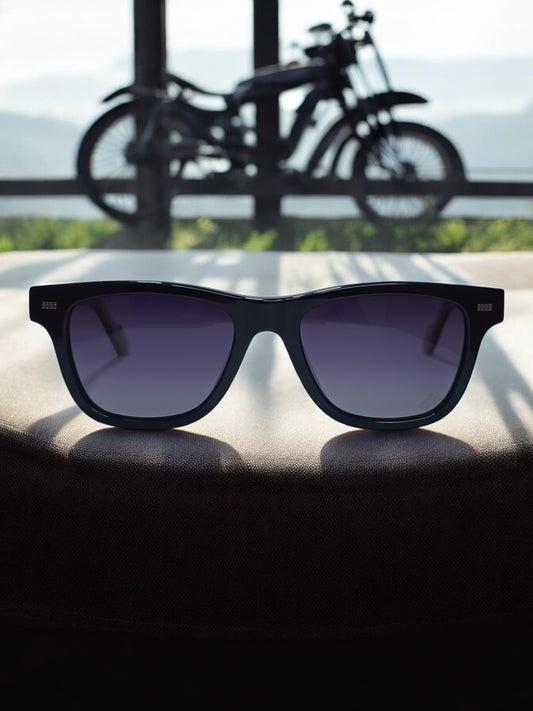 Royal Enfield Black Polarized Sunglass  RE 20012 C01