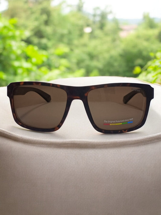 Polaroid Havana Matte Polarized Sunglass PLD 2158/S HGCSP