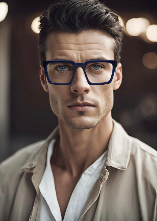 Yogya Blue Acetate Frame